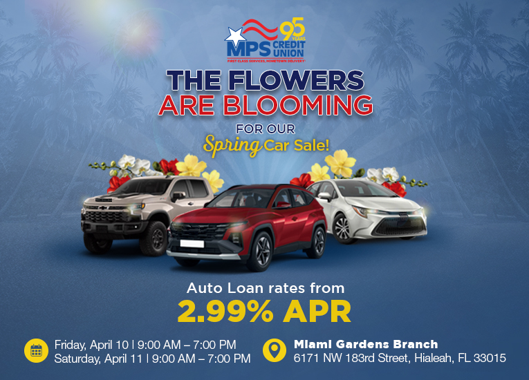image of vehicles surrounded by flowers with the rate of 2.99%